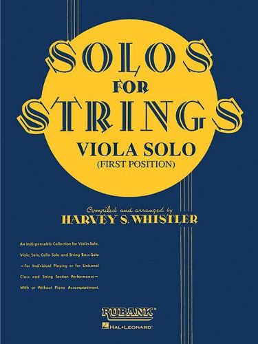 Cover image for Solos For Strings - Viola Solo (First Position)