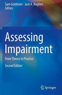 Cover image for Assessing Impairment: From Theory to Practice