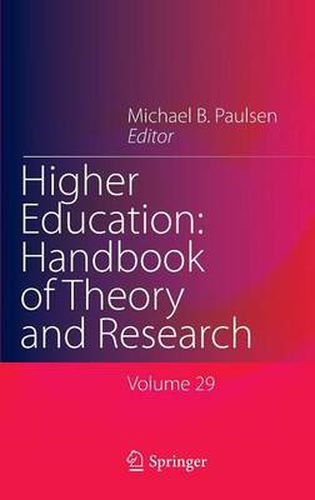 Cover image for Higher Education: Handbook of Theory and Research: Volume 29