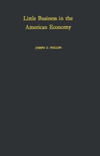 Cover image for Little Business in the American Economy