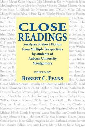 Cover image for Close Readings: Analyses of Short Fiction from Multiple Perspectives by Students of Auburn University Montgomery