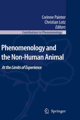 Cover image for Phenomenology and the Non-Human Animal: At the Limits of Experience