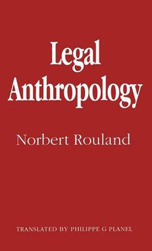 Cover image for Legal Anthropology