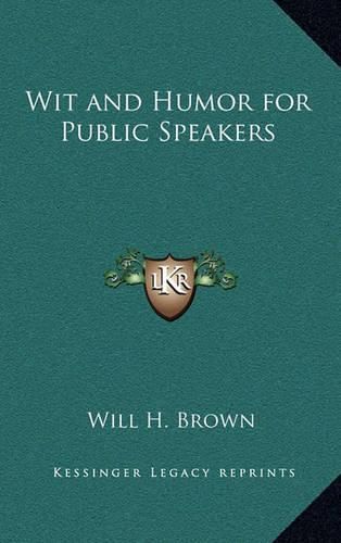 Wit and Humor for Public Speakers