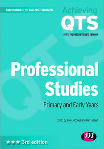 Cover image for Professional Studies: Primary and Early Years