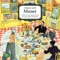 Cover image for Dinner With Monet 1000 Piece Jigsaw Puzzle