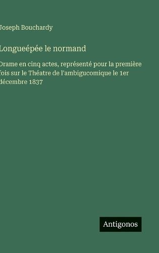 Cover image for Longueepee le normand