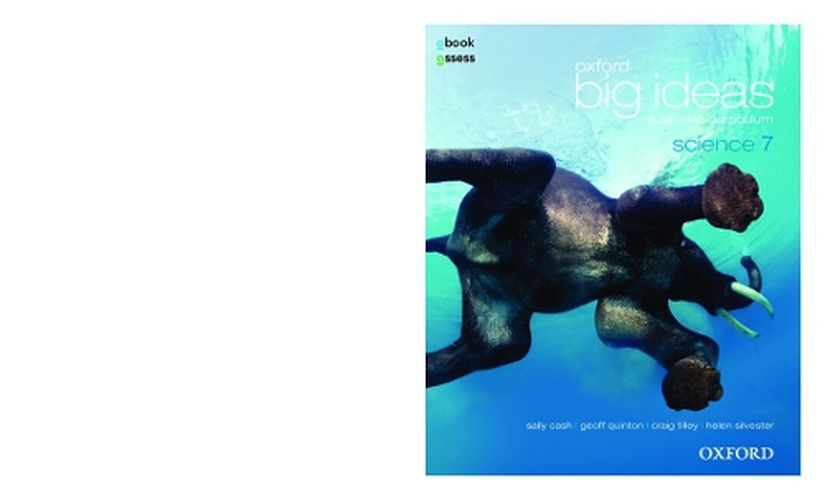 Cover image for Oxford Big Ideas Science 7 Australian Curriculum Student book + obook assess