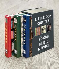 Cover image for The Little Box of Quotes: For Lovers of Books, Music and Movies