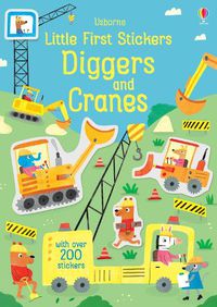 Cover image for Little First Stickers Diggers and Cranes
