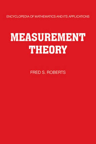 Cover image for Measurement Theory: Volume 7: With Applications to Decisionmaking, Utility, and the Social Sciences