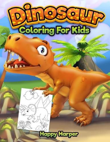 Cover image for Dinosaur Coloring Book