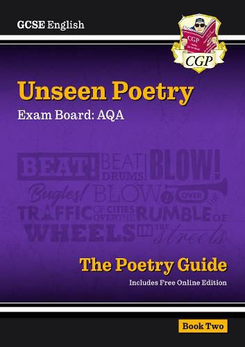 New GCSE English AQA Unseen Poetry Guide - Book 2 includes Online Edition