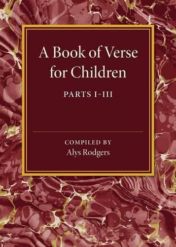 Cover image for A Book of Verse for Children