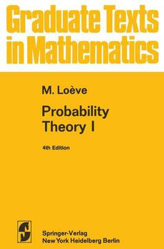 Cover image for Probability Theory I