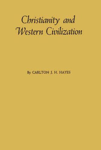 Cover image for Christianity and Western Civilization