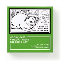 Cover image for Moody Cats Magic Velvet Coloring Set