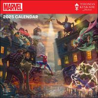 Cover image for MARVEL by Thomas Kinkade Studios 2025 Wall Calendar