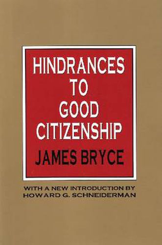 Cover image for The Hindrances to Good Citizenship