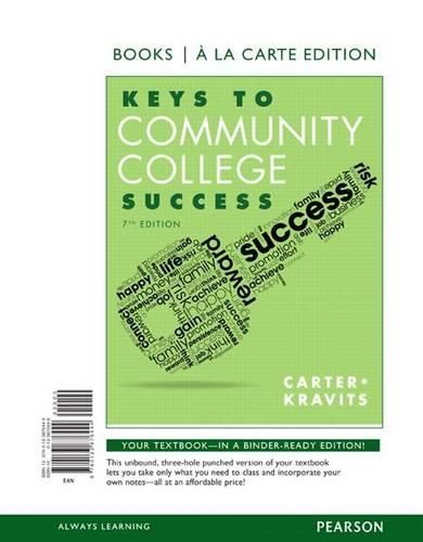 Cover image for Keys to Community College Success, Student Value Edition