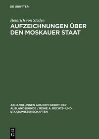 Cover image for Aufzeichnungen uber den Moskauer Staat