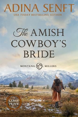 Cover image for The Amish Cowboy's Bride (Large Print)