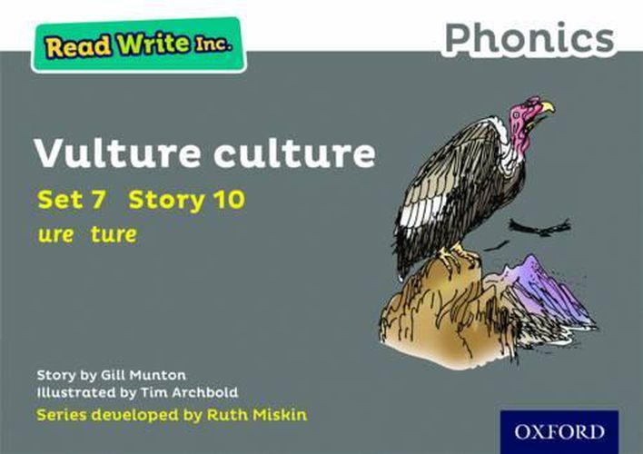 Cover image for Read Write Inc. Phonics: Grey Set 7 Storybook 10 Vulture Culture