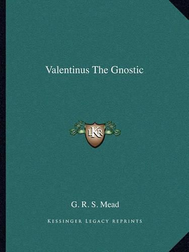 Cover image for Valentinus the Gnostic