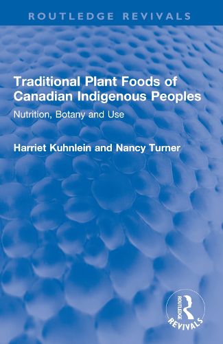 Cover image for Traditional Plant Foods of Canadian Indigenous Peoples
