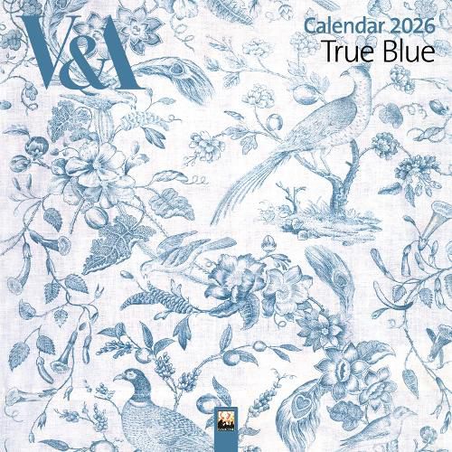 Cover image for V&A: True Blue Wall Calendar 2026 (Art Calendar)