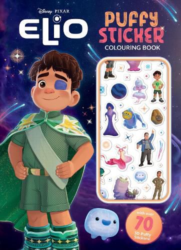 Cover image for Elio: Puffy Sticker Colouring Book (Disney Pixar)