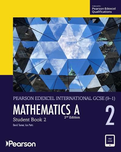 Cover image for Pearson Edexcel IG Mathematics A Student Book 2 w/code