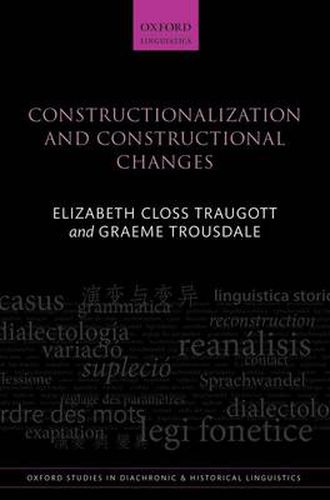 Cover image for Constructionalization and Constructional Changes