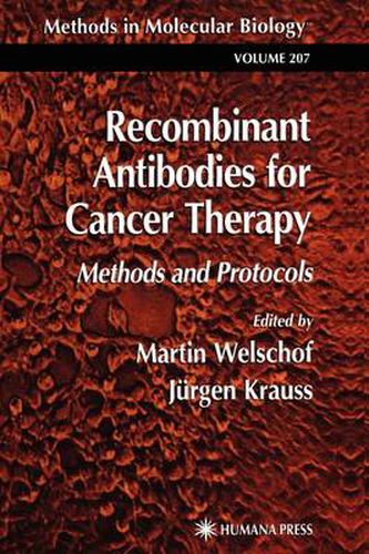 Recombinant Antibodies for Cancer Therapy: Methods and Protocols