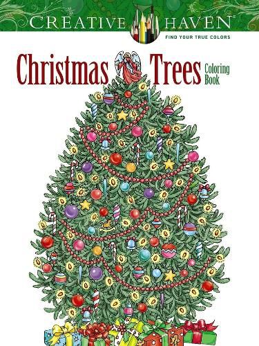 Cover image for Creative Haven Christmas Trees Coloring Book