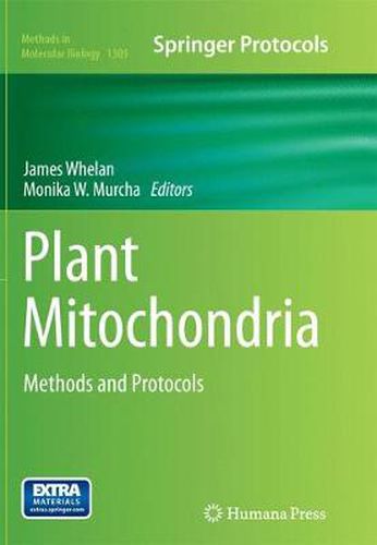 Cover image for Plant Mitochondria: Methods and Protocols