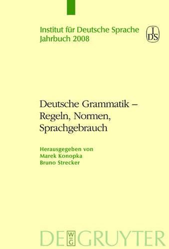 Cover image for Deutsche Grammatik - Regeln, Normen, Sprachgebrauch