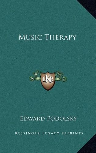Cover image for Music Therapy