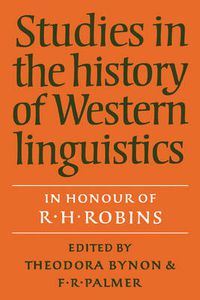 Cover image for Studies in the History of Western Linguistics