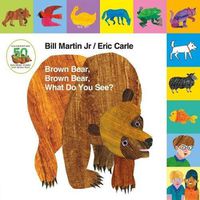 Cover image for Lift-The-Tab: Brown Bear, Brown Bear, What Do You See? 50th Anniversary Edition