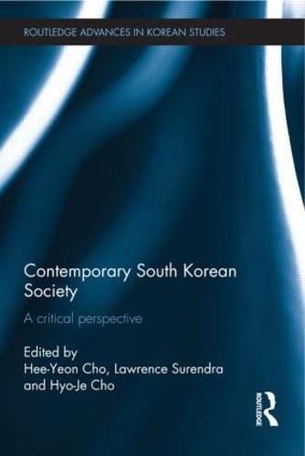 Cover image for Contemporary South Korean Society: A Critical Perspective