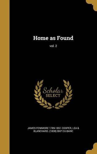 Cover image for Home as Found; Vol. 2