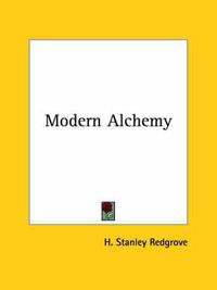 Cover image for Modern Alchemy