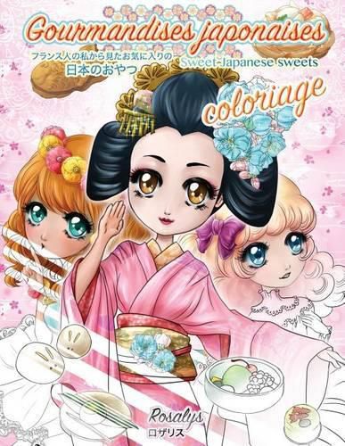 Cover image for Gourmandises japonaises Coloriage