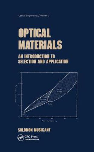 Cover image for Optical Materials: An Introduction to Selection and Application