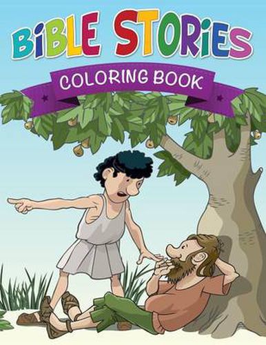 Cover image for Bible Stories Coloring Book