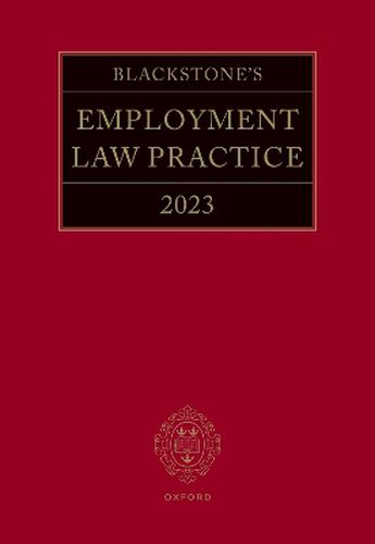 Cover image for Blackstone's Employment Law Practice 2023