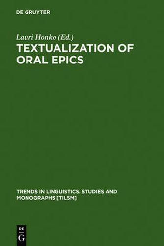 Cover image for Textualization of Oral Epics