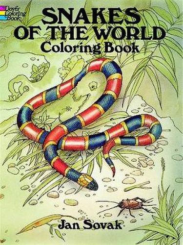 Cover image for Snakes of the World Coloring Book