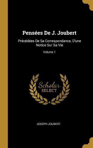 Cover image for Pensees De J. Joubert